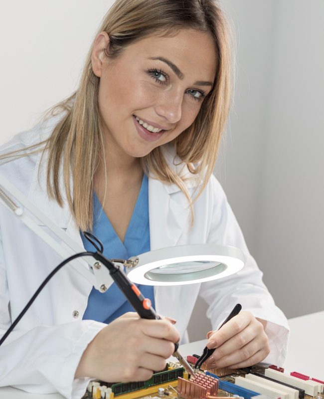 smiley-woman-working-medium-shot